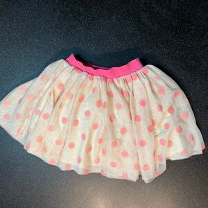 Pink Polka Dot H&M Tulle Skirt